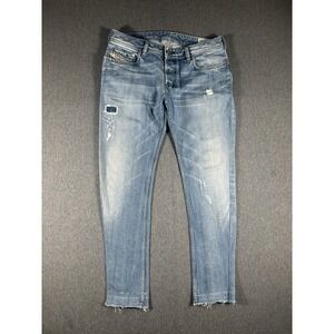 Diesel Zatiny‎ Wash 008TL Regular Slim Distressed Jeans 31x32